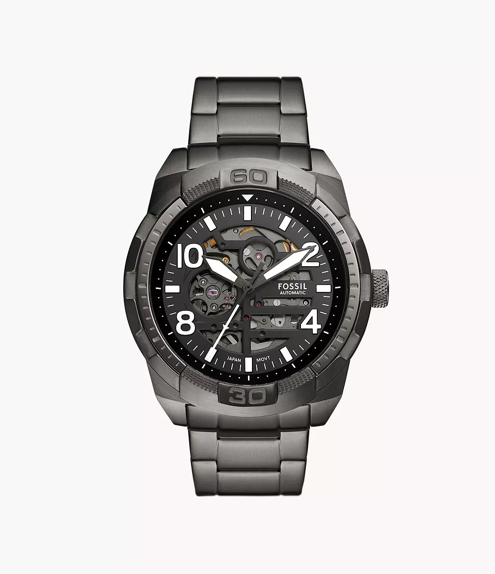 Men's Fossil Bronson Automatic Smoke Watch - ME3255